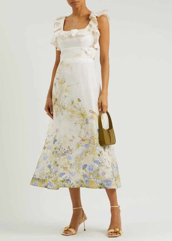 Zimmermann Harmony printed organza midi dress 4