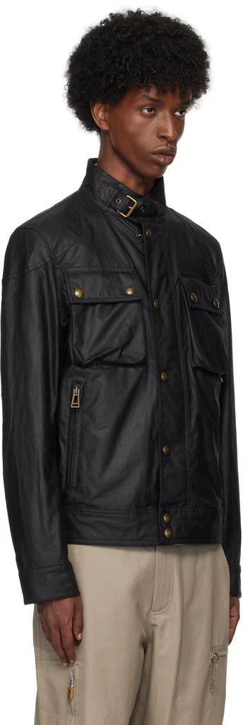 BELSTAFF Black Water-Repellent Racemaster Jacket 2