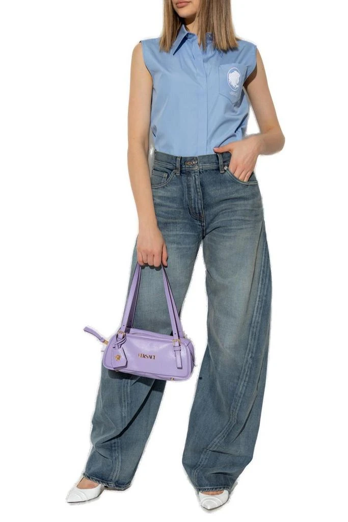 Versace Versace Logo-Patch Twisted Jeans 4