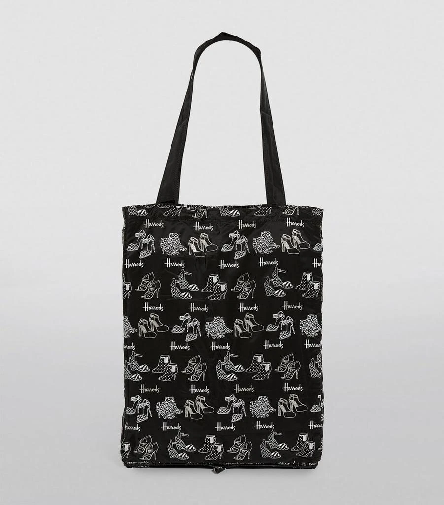 Harrods Recycled Designer Shoes Pocket Shopper Bag 3