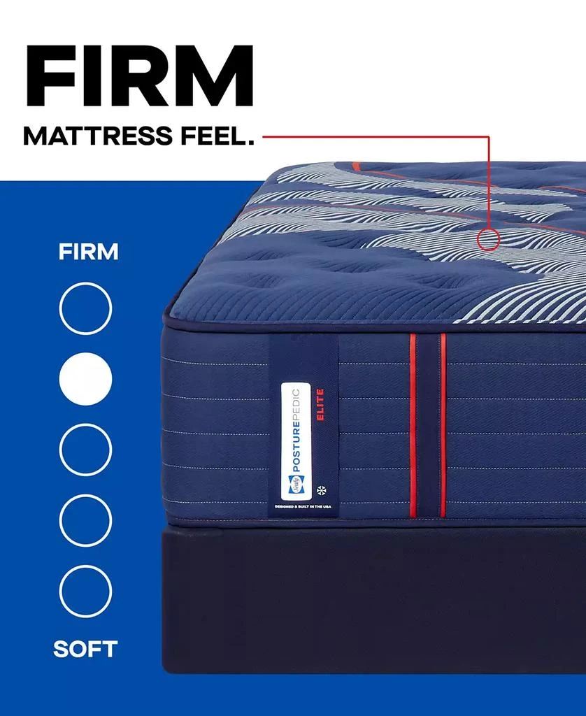 Sealy Posturepedic Elite Albany II 14" Firm Tight Top Mattress Set - 7