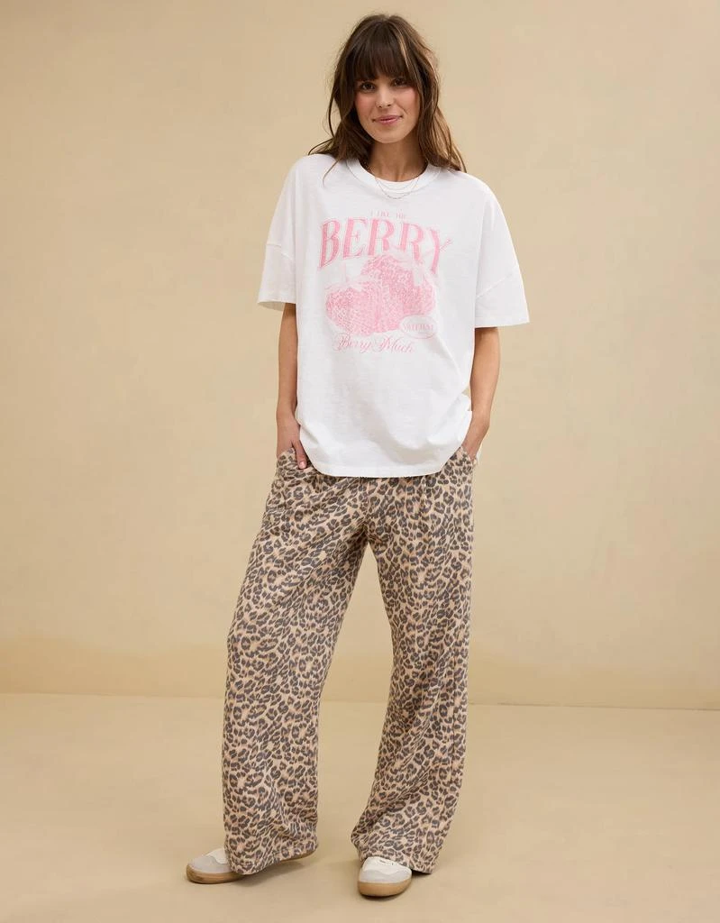 Aerie Aerie Oversized Crew Boyfriend T-Shirt 1