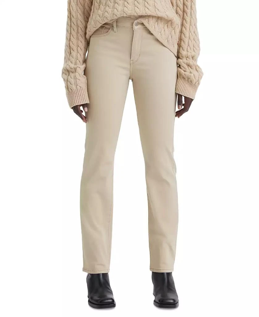 Levi's Women's Classic Mid Rise Straight-Leg Jeans 1