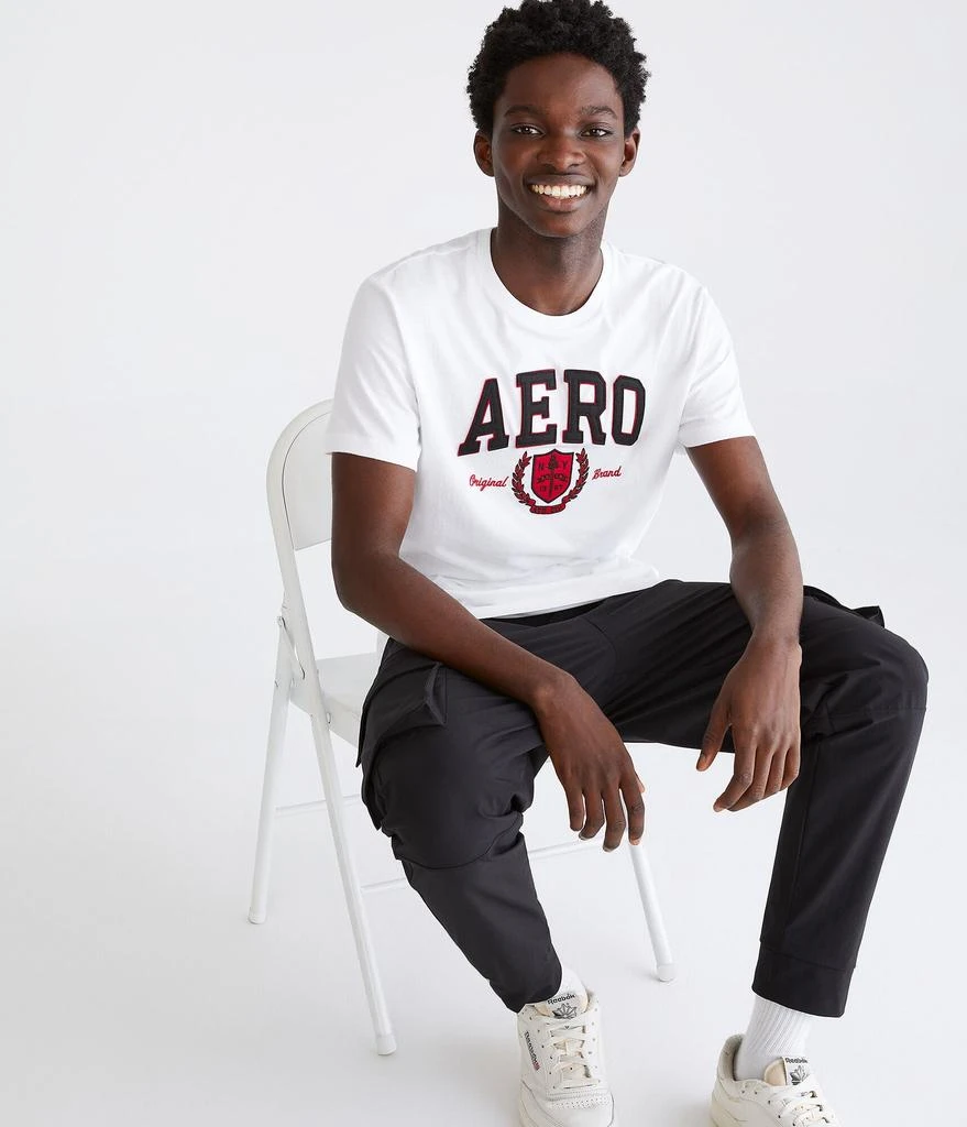 Aeropostale Aeropostale  Aero Athletic Crest Appliquac Graphic Tee 2