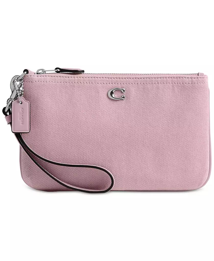 Coach Essential Denim Small Wristlet