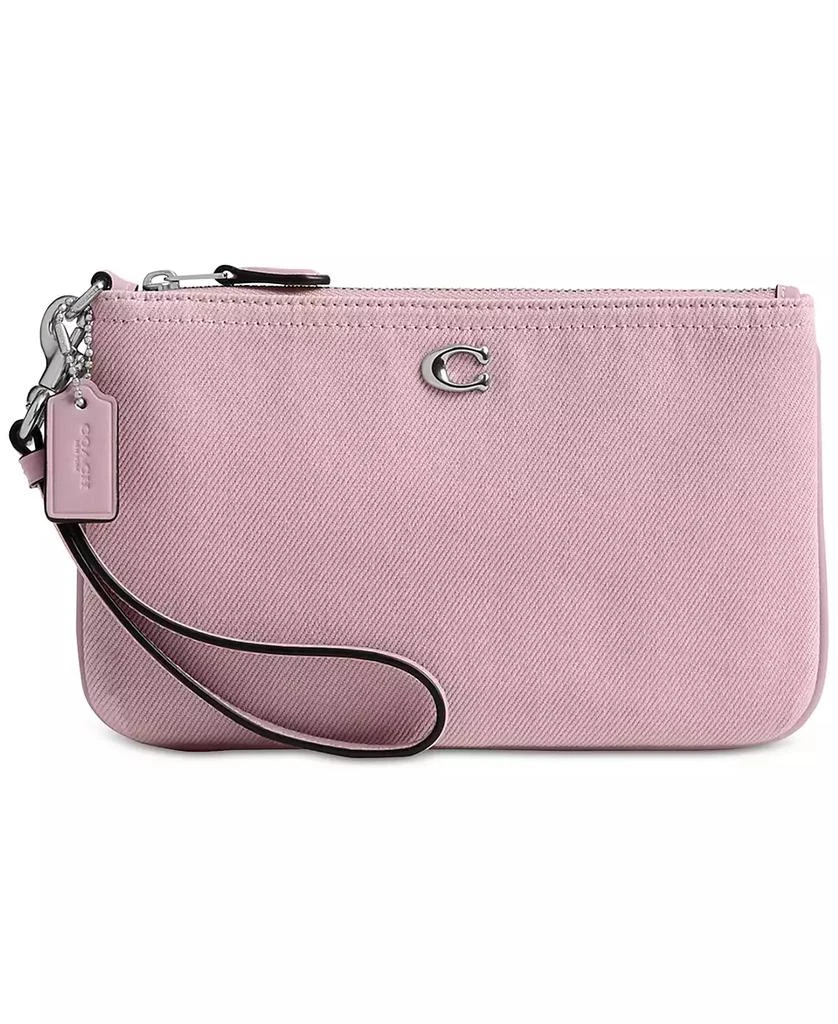 Coach Essential Denim Small Wristlet 1