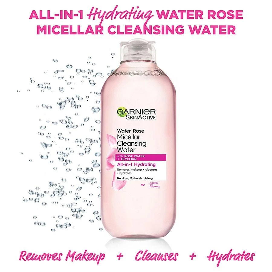 SkinActive Micellar Cleansing Water & Makeup Remover with Rose Water 9