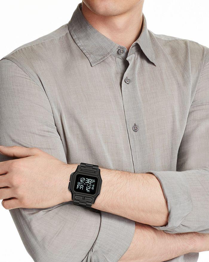 Nixon Regulus All-Black Link Bracelet Watch, 46mm