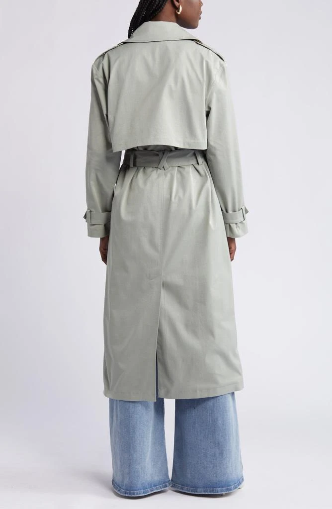 Open Edit Belted Trench Coat 3