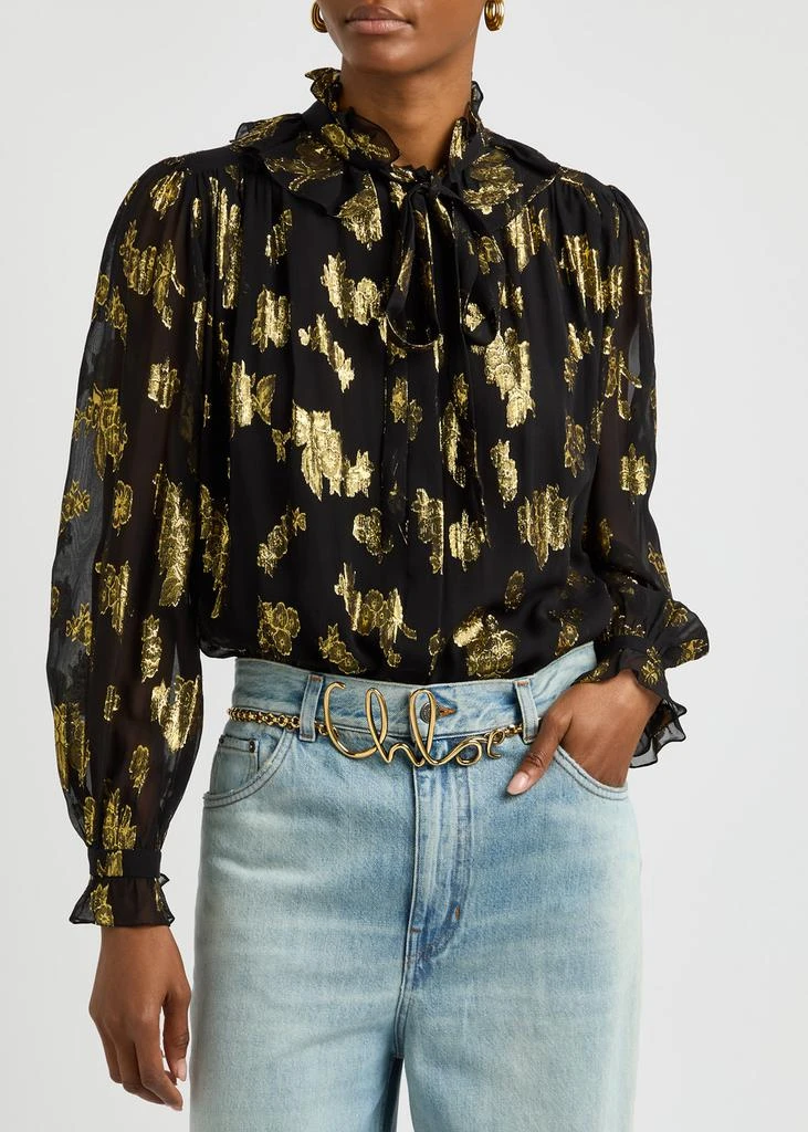 Chloé Iconic logo chain belt 2
