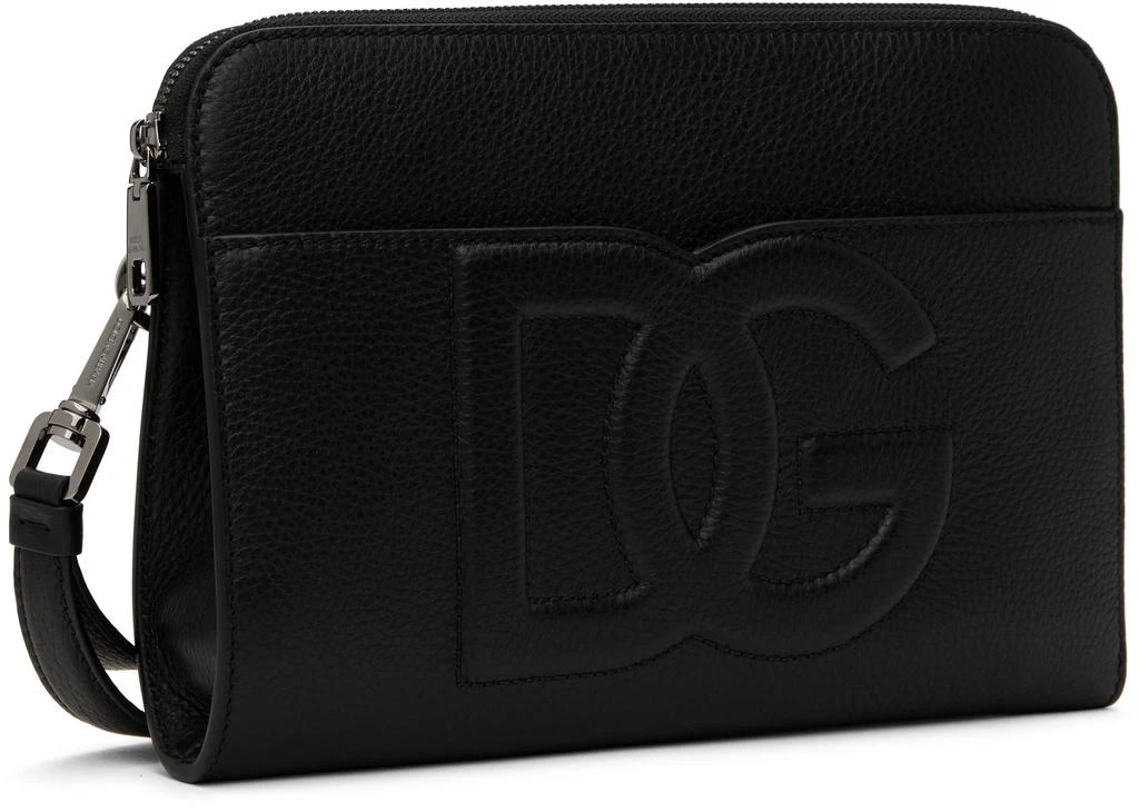 Dolce & Gabbana Black Medium Deerskin Pouch 2