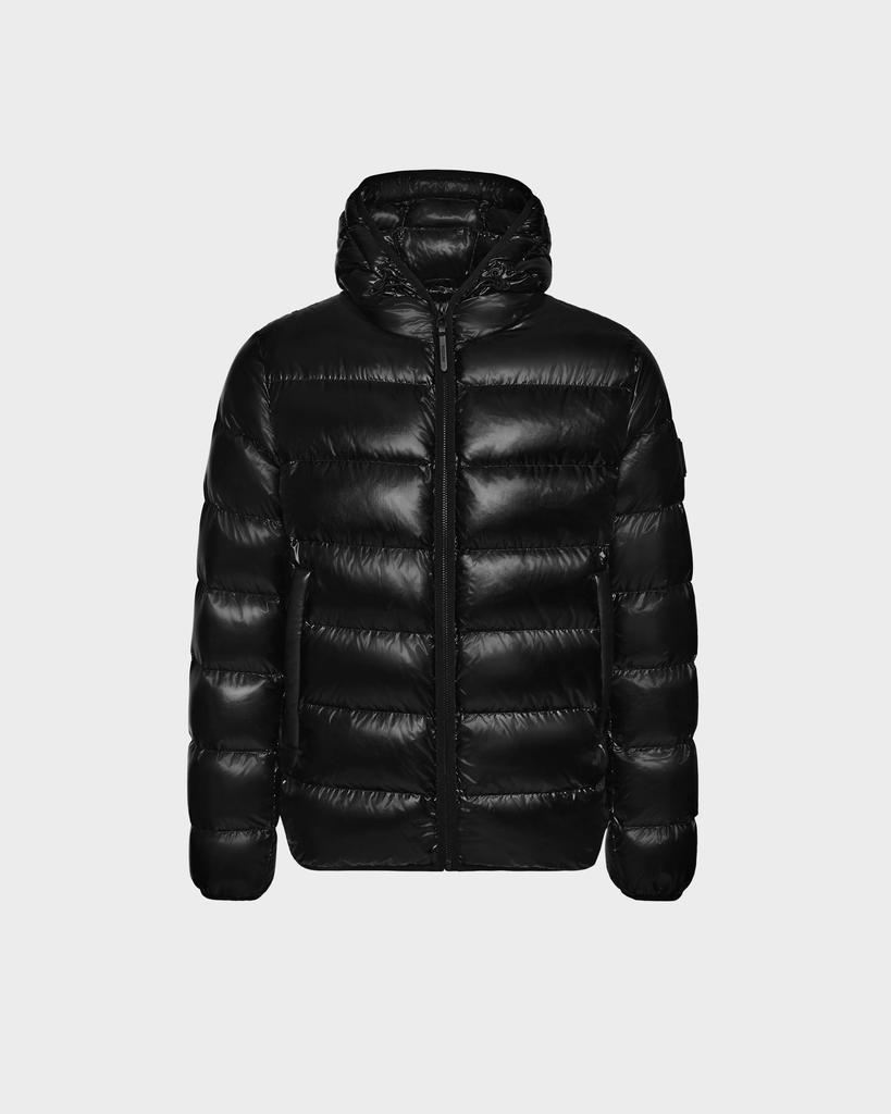 RUDSAK DEMIAN S MEN'S GLOSSY HOODED DOWN PUFFER