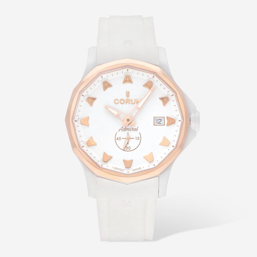 Corum Corum Admiral 42 White Ceramic Automatic Men's Watch A395/04460