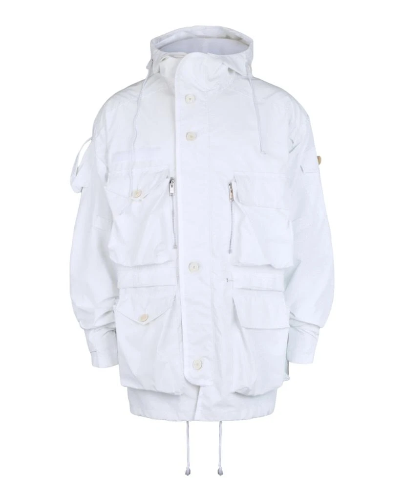 Givenchy Utilitarian Hooded Nylon Windbreaker