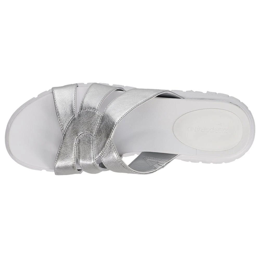 Cole Haan Zerogrand Slotted Metallic Slide Sandals 4