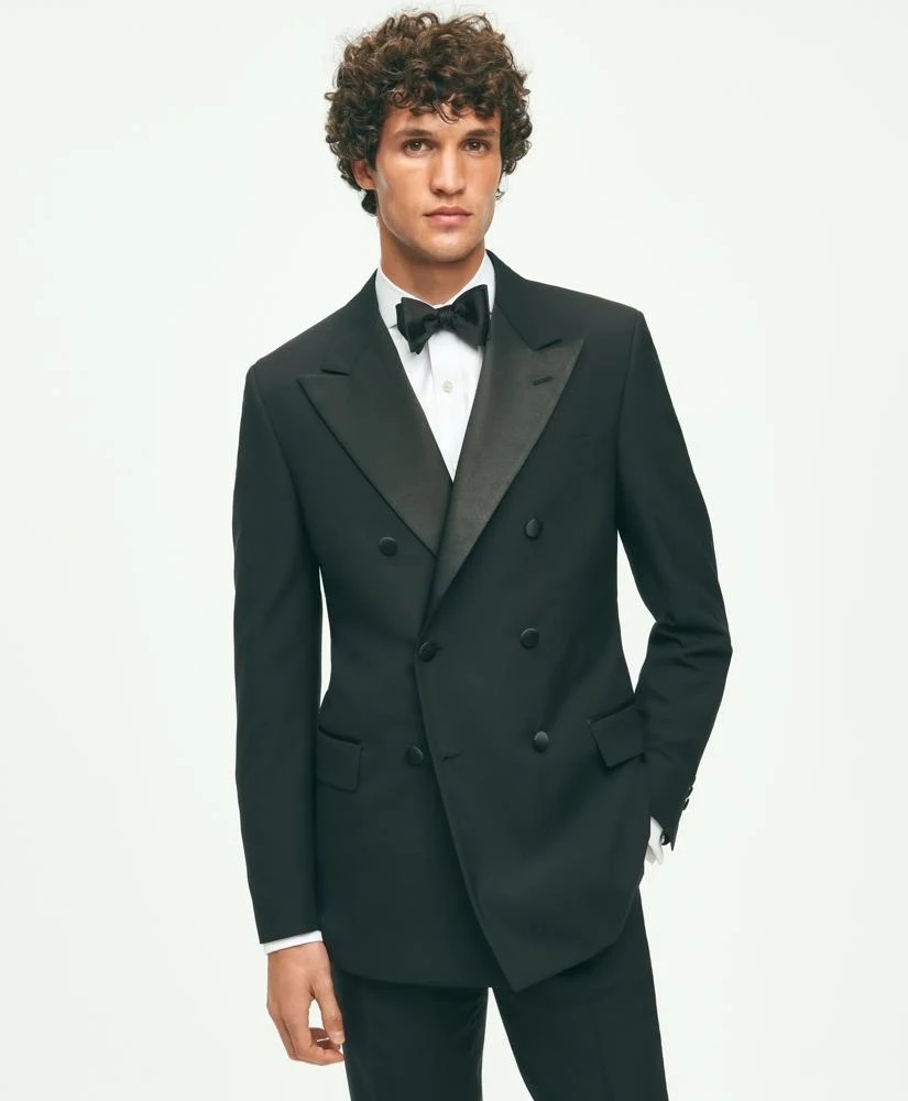 Brooks Brothers Black Fleece Peak Lapel Tuxedo in Wool-Silk 1