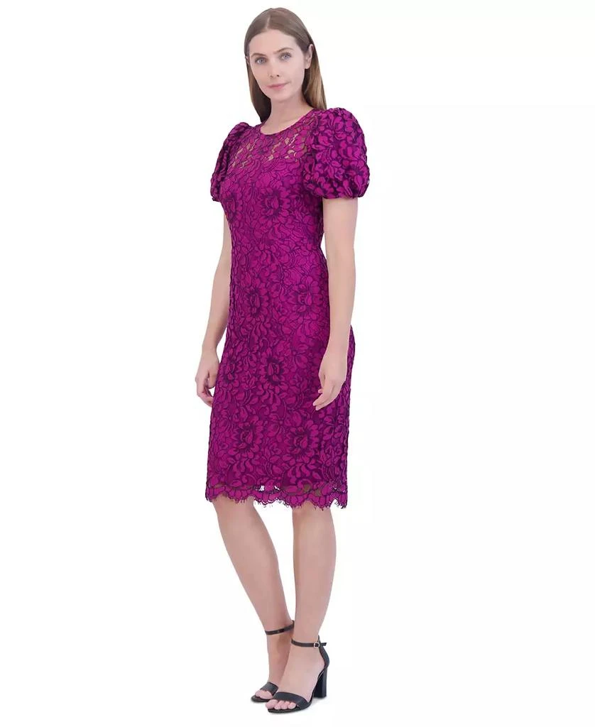 Eliza J Women's Boat-Neck Puff Sleeve Sheath Dress 3