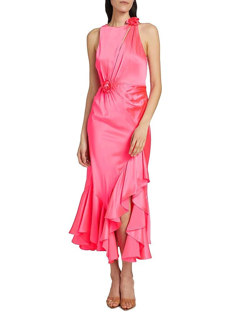 Cinq à Sept Cates Asymmetric Silk Dress 3