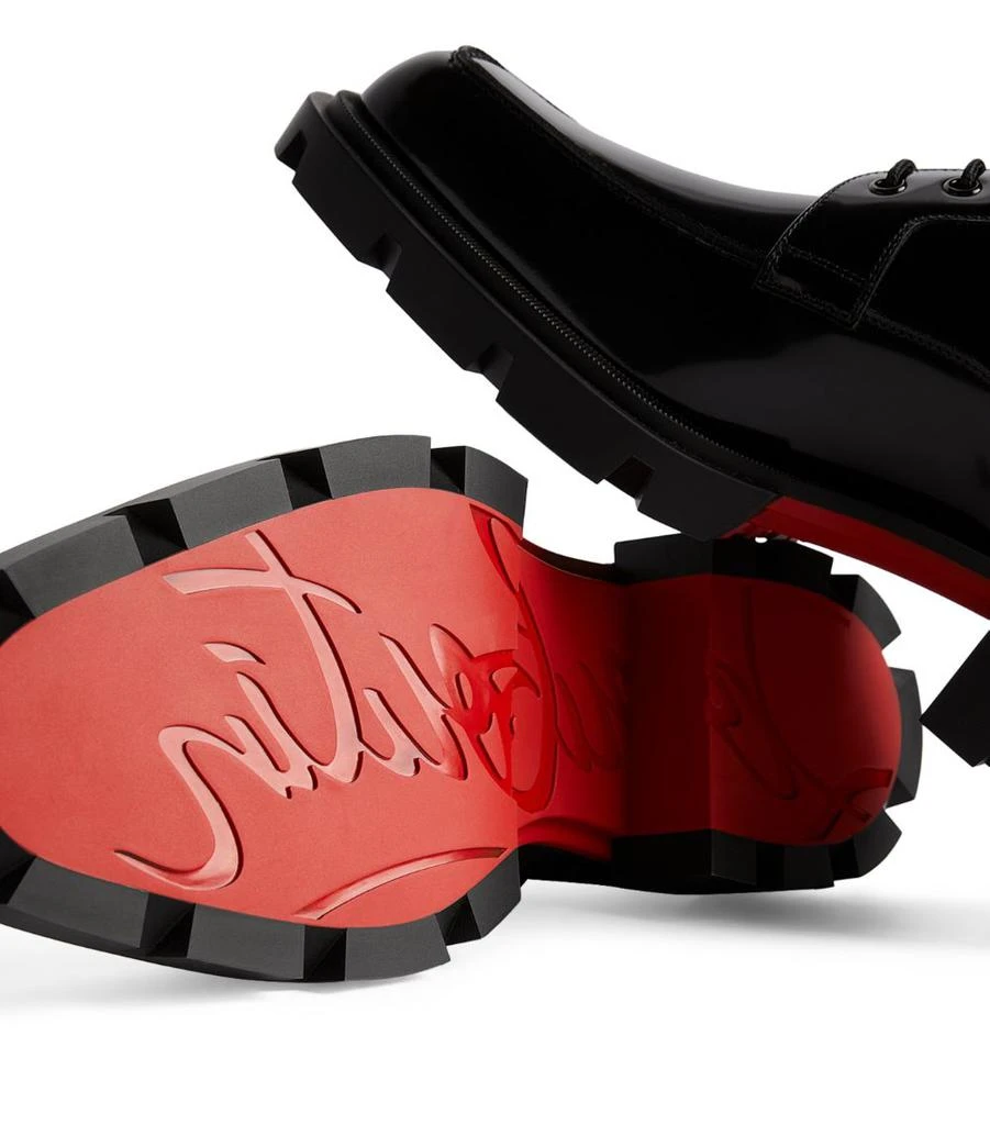 Christian Louboutin 42 US 9 Men Our Georges Lace Up Shoes Derby Loafer Suede Mix s_wp_659e2df97f29ddb7ab8c2fb5.webp main image 2