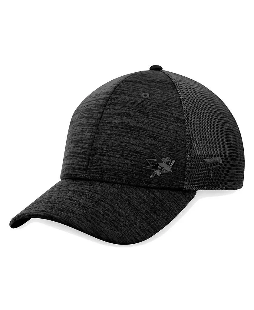 Fanatics Men's Black San Jose Sharks Authentic Pro Road Flex Hat 1