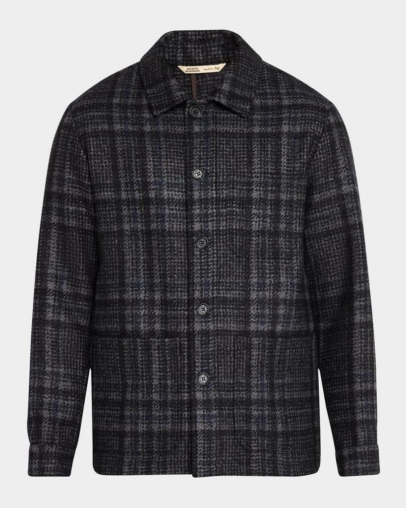 Baldassari Men's Plaid Chore Jacket 1