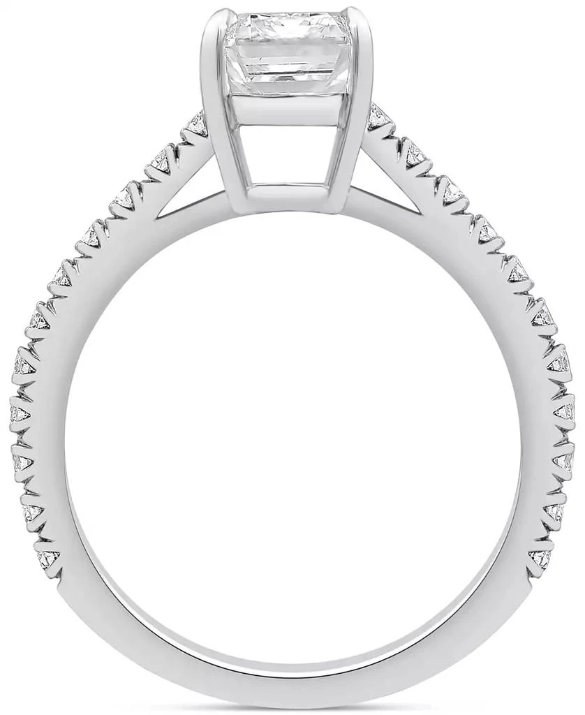 Badgley Mischka Certified Lab-Grown Diamond Radiant-Cut Engagement Ring (2-1/2 ct. t.w.) in 14k Gold 3