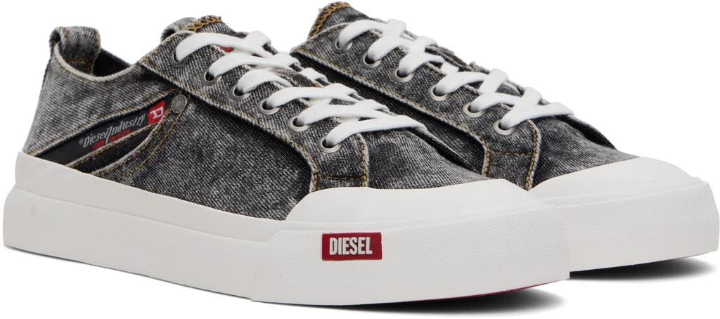 Diesel Gray & White S-Athos Nmd Low Sneakers 4
