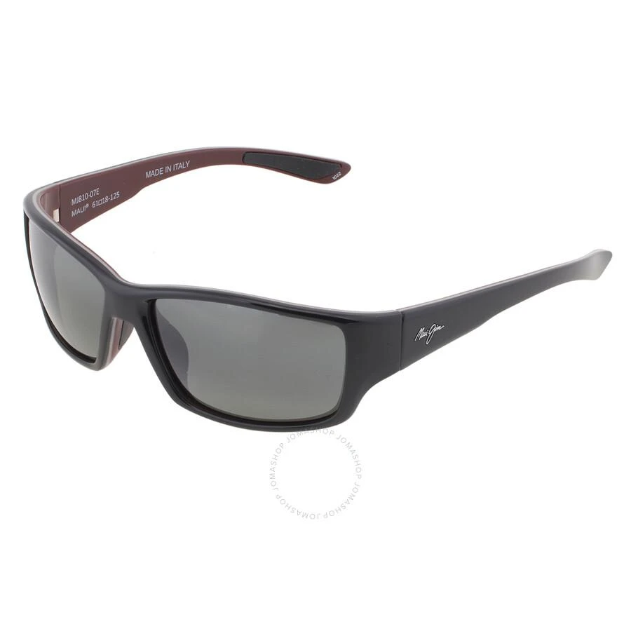 Maui Jim Local Kine Neutral Grey Wrap Unisex Sunglasses 810-07E 61 3