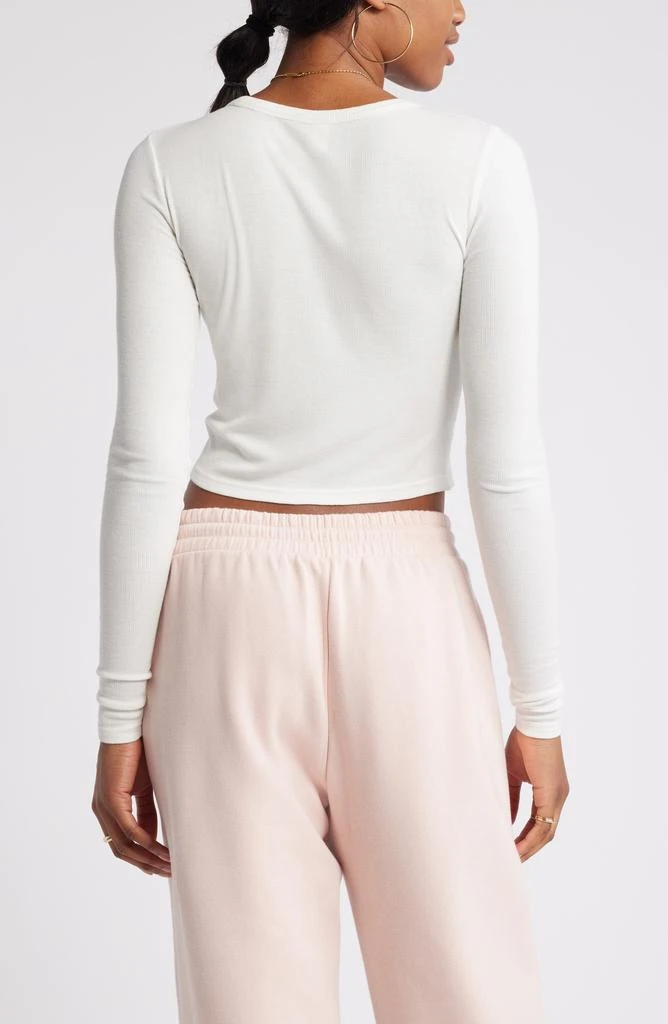 BP. Rib Long Sleeve Crop Top 3