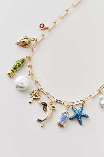 Urban Outfitters Ortley Beach Charm Necklace