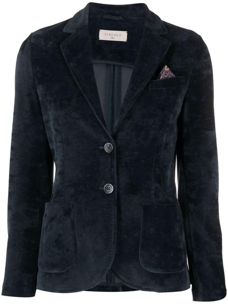 Circolo 1901 Circolo 1901 Cotton Blend Slim Fit Jacket