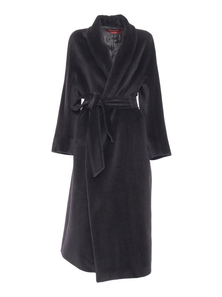 【送料&関税込】Max Mara Studio Belted Long-sleeved Coat Max Mara Max Mara Studio Belted Long-Sleeved Coat - Jackets