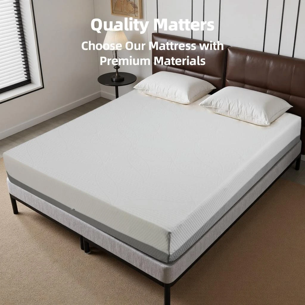 Streamdale Furniture Streamdale 10-Inch Queen Mattress - Made in Japan, Gel-Perforated, 7-Zone 2