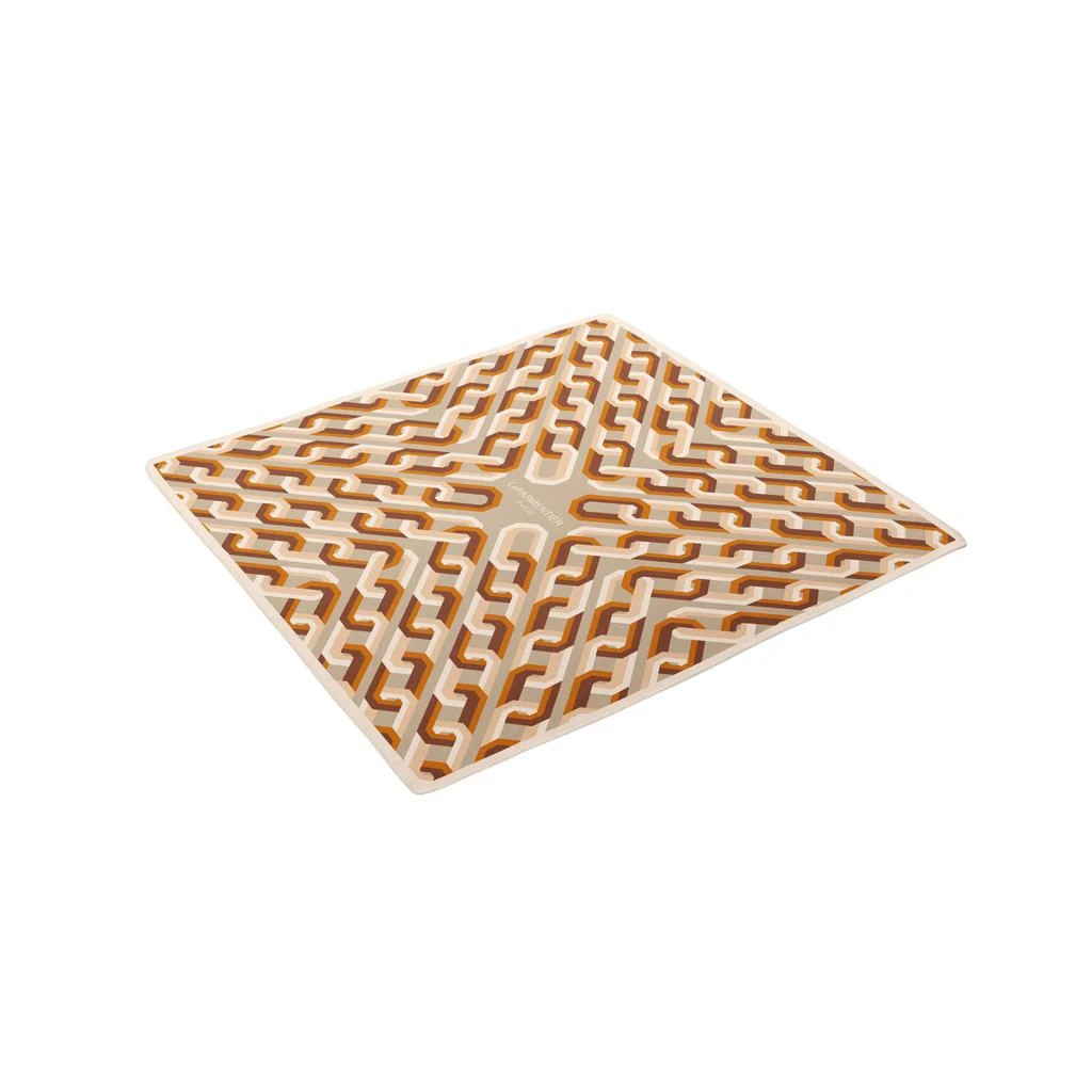 LePARMENTIER Paris Chain Motif Bandana Silk Scarf 2