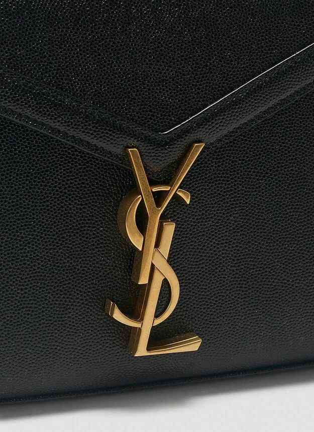 Yves Saint Laurent Cassandra Shoulder Bag in Black 5