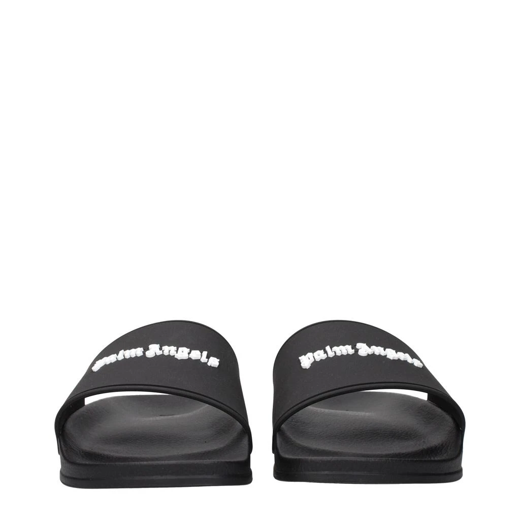 Palm Angels Palm Angels Black Cotton Slippers 3