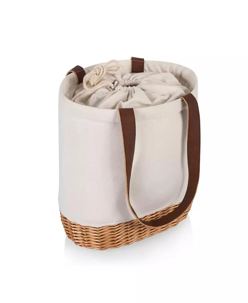 Picnic Time Pico Willow and Canvas Lunch Basket Bag 3