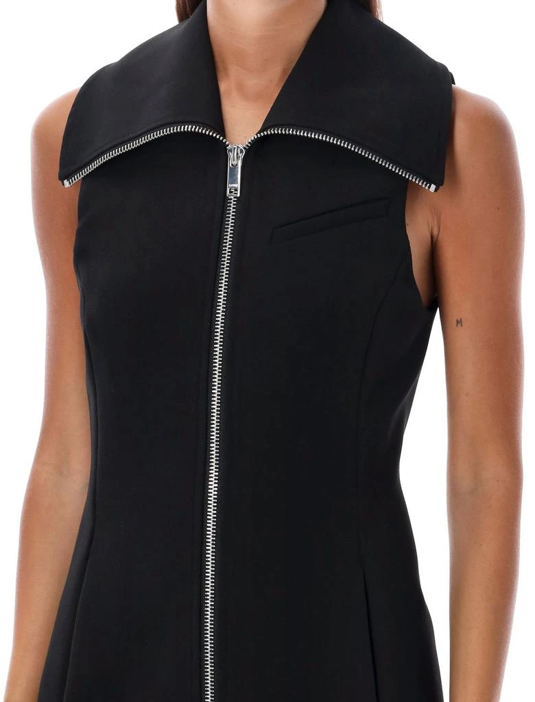 Ganni Ganni Bonded Crepe Mini Dress 4