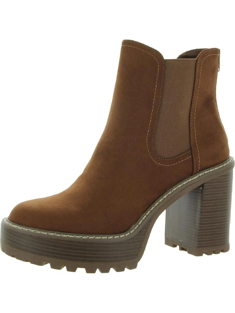 Madden Girl Kamora Womens Faux Suede Ankle Platform Boots 5
