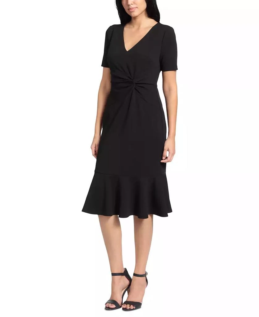 London Times Petite Twisted Sheath Dress 3