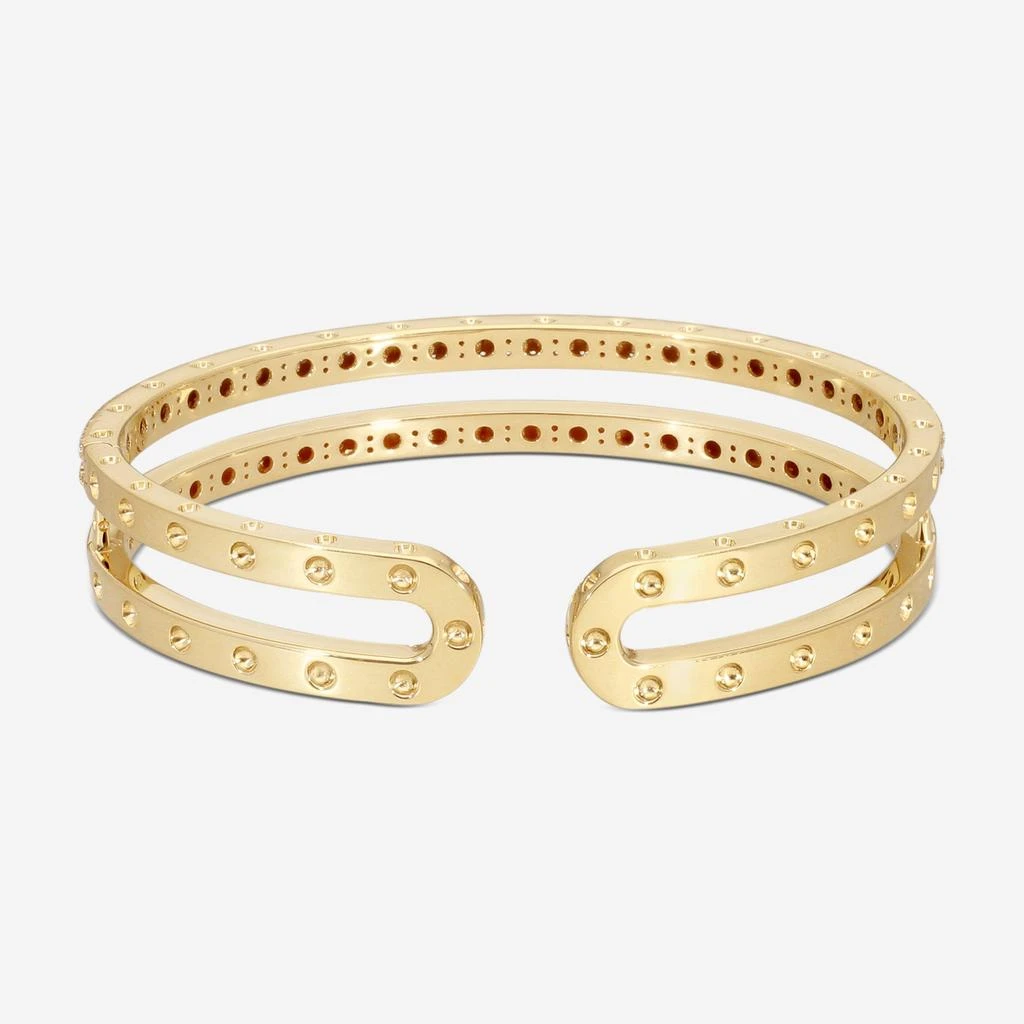 Roberto Coin Roberto Coin Pois Moi 18K Yellow Gold Diamond Bangle Bracelet 7771692AYBAX 3