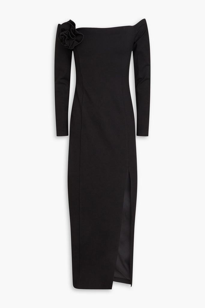 NICHOLAS Off-the-shoulder ponte midi dress