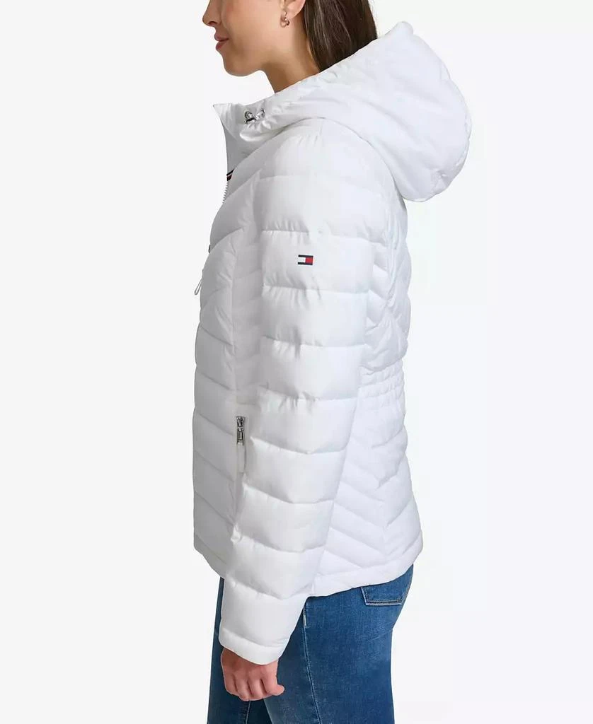 Tommy Hilfiger Women
s Long-Sleeve Hooded Puffer Jacket 3