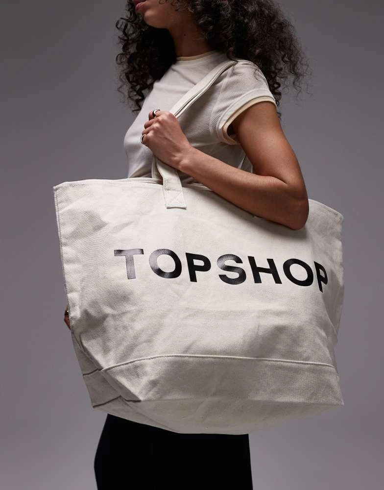Topshop Topshop tote bag in white Tote Bags Compare Prices