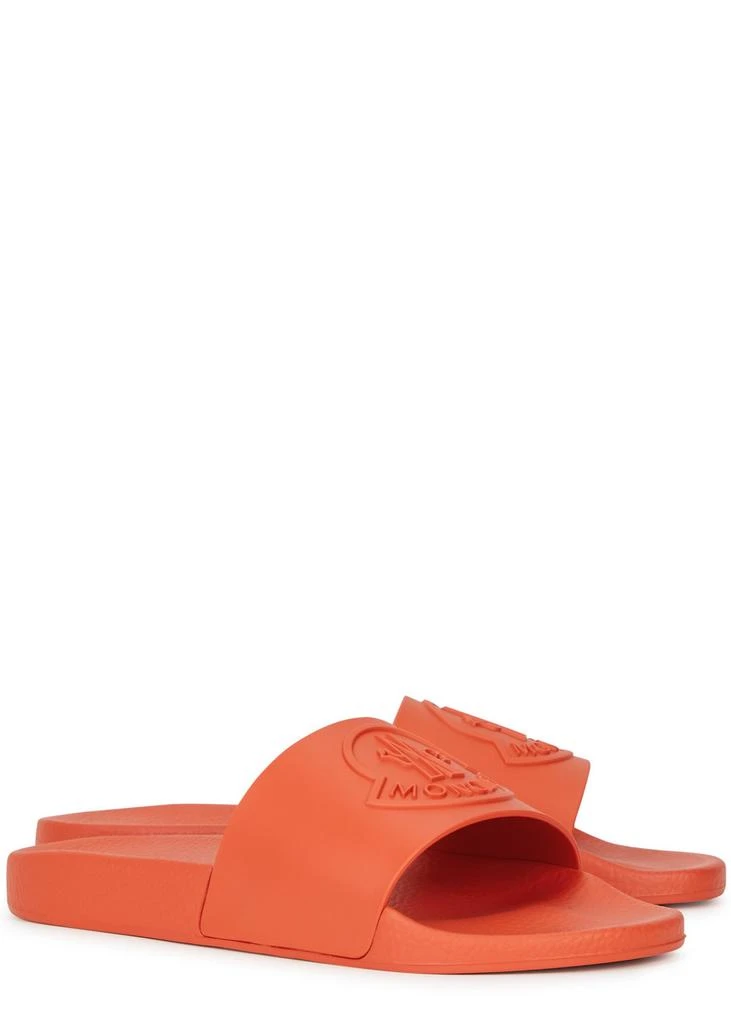 Moncler Basile logo rubber sliders 2
