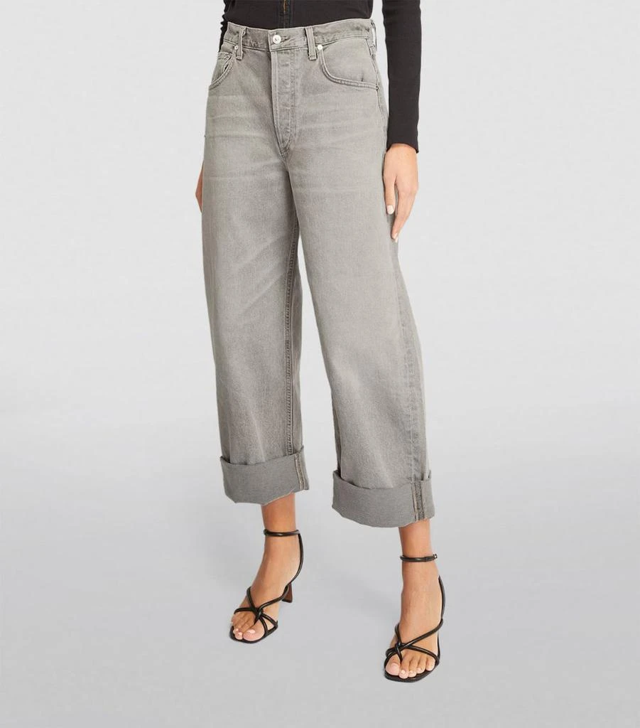 Citizens of Humanity Ayla Mid-Rise Wide-Leg Jeans 3