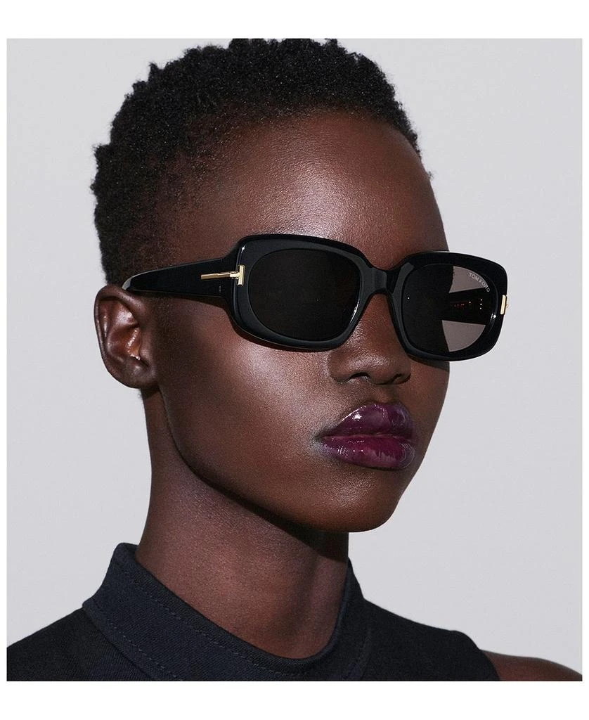 Tom Ford Icon Collection Rectangle Sunglasses, 54mm 6