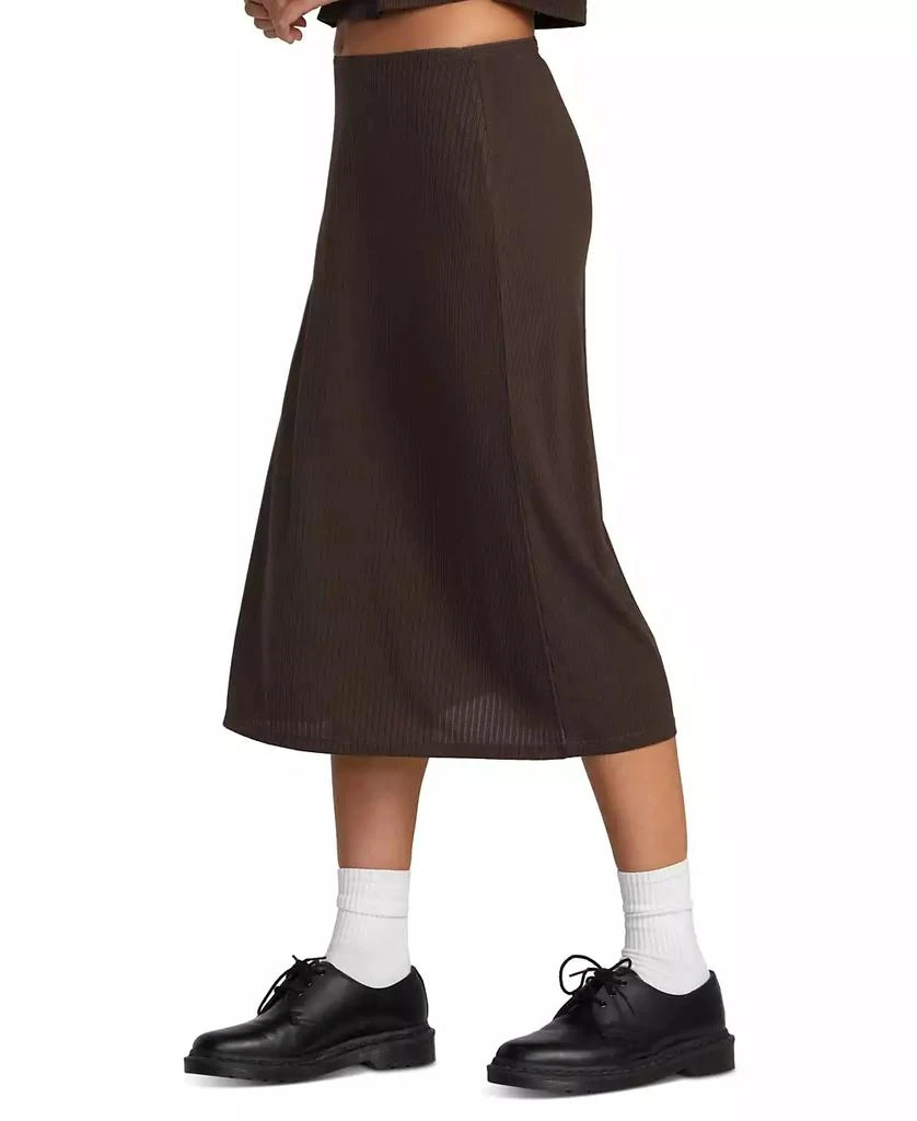 RVCA Juniors' Jenni Ribbed Midi Skirt 3