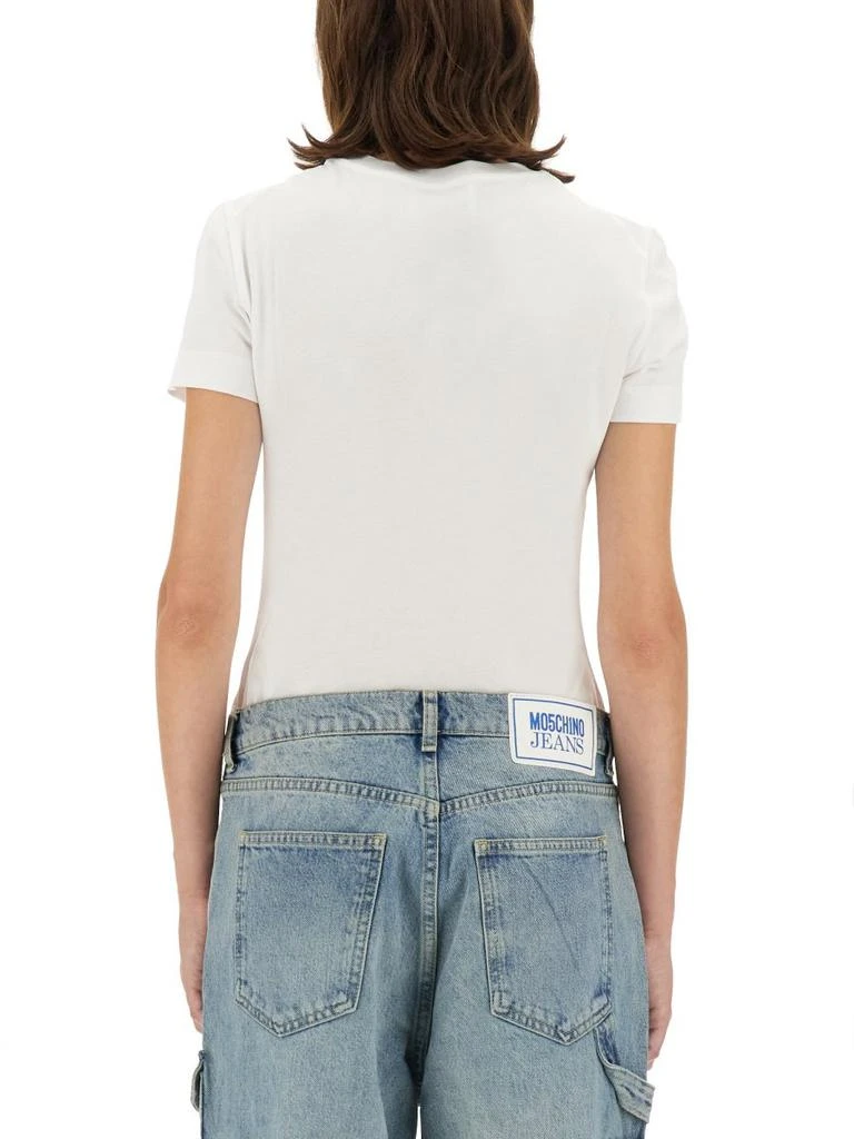 Moschino Moschino Jeans Logo-Lettering Crewneck T-Shirt 2