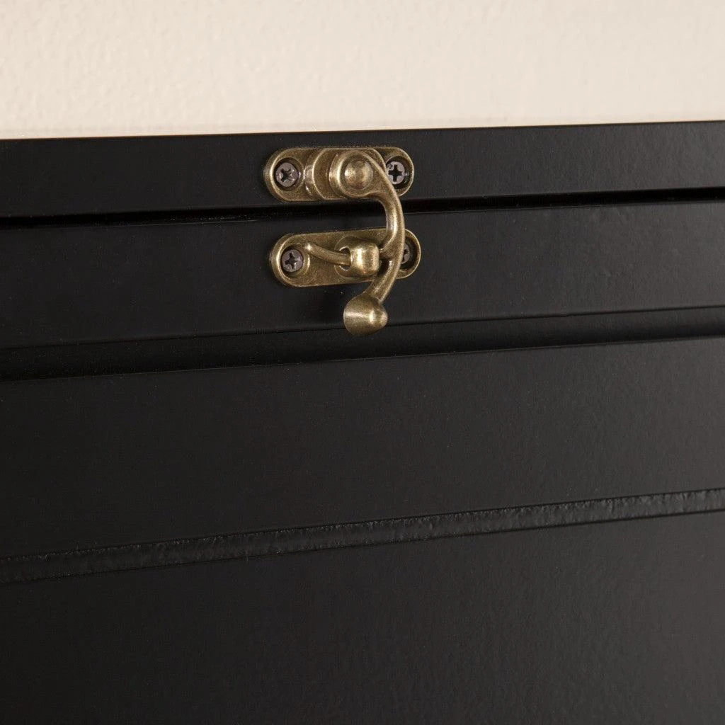 Hivvago 22" Black Secretary Desk 3